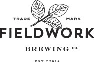 Fieldwork Brewing Co. logo with leaf design, established 2014